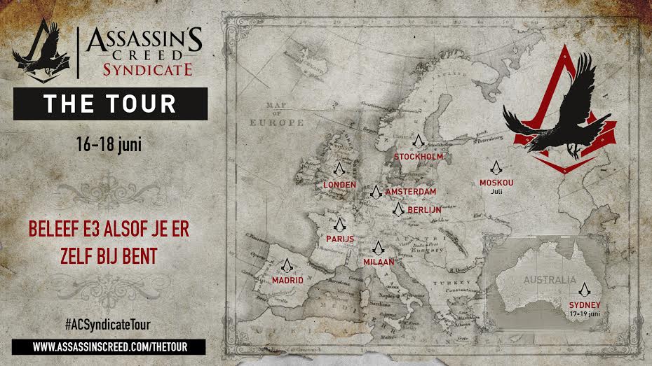 Assassin’s Creed Syndicate The Tour naar Amsterdam