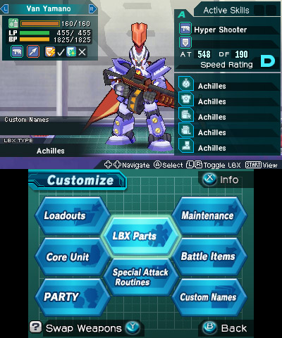 Lbx little hot sale battlers experience