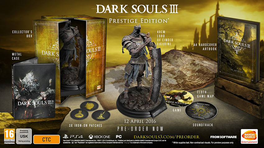 Dark Souls III speciale edities gelekt