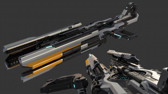 Cameron Kerby - Gauss Cannon Render