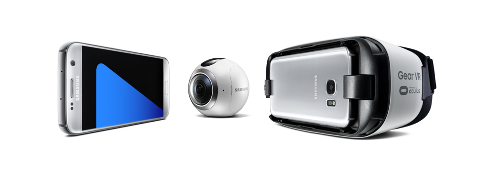 Samsung Galaxy S7 Edge en Gear 360