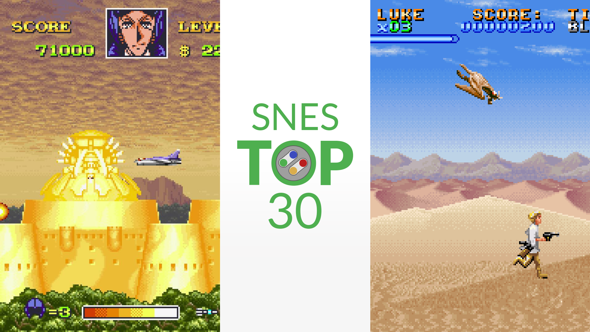 Classic Mini SNES top 30: UN Squadron en Super Star Wars