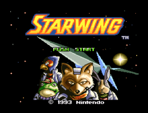 Starwing title screen