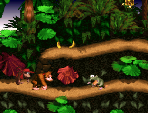 Donkey Kong Country gameplay