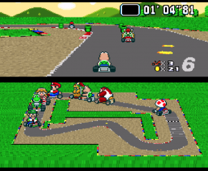 Super Mario Kart gameplay