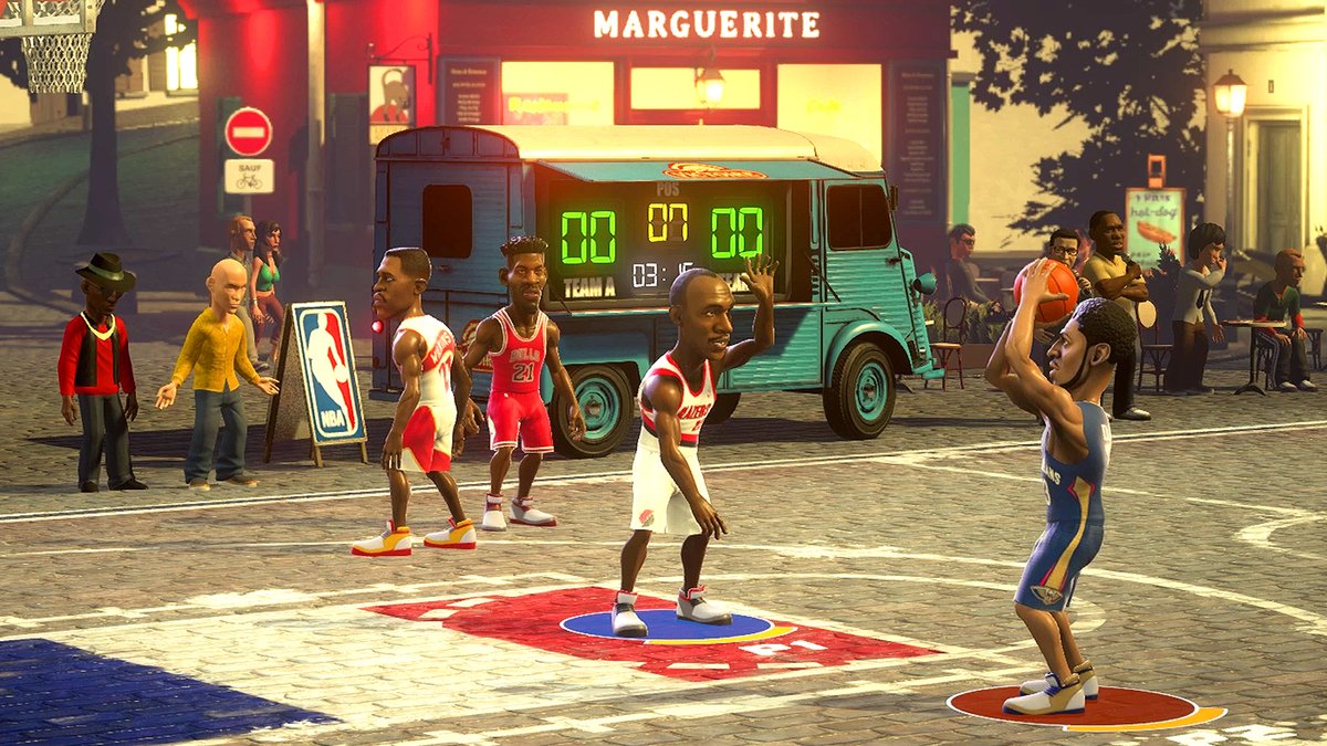 Nieuwe NBA Playgrounds gameplay van de bèta