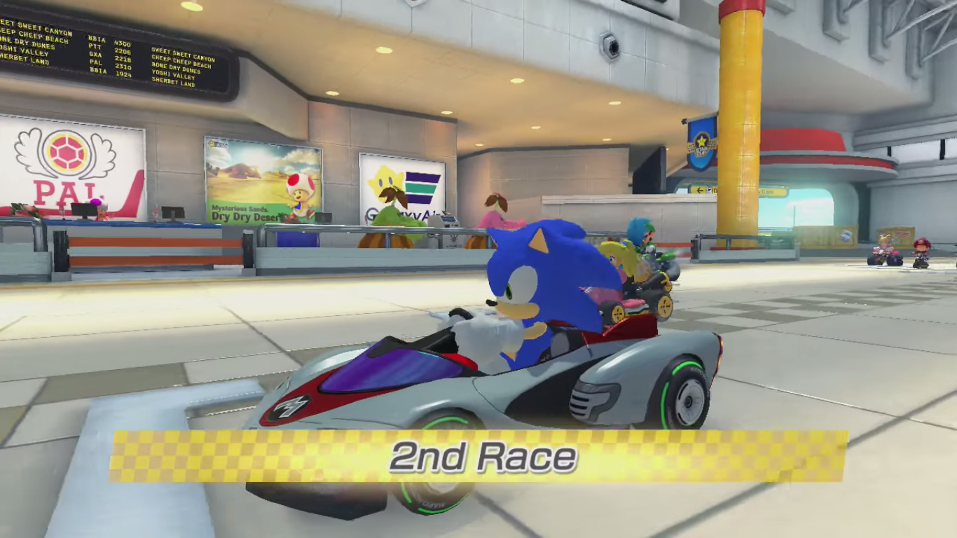 Modder voegt aan Mario Kart 8 Sonic toe
