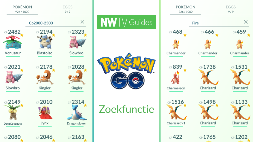 Nieuwe Pokémon GO zoekfunctie – alle trucjes op een rij