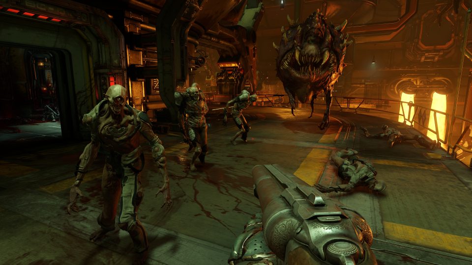 DOOM Switch gameplay ziet er zeker niet slecht uit