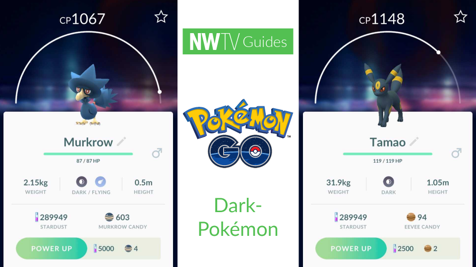 Bekijk alle Pokémon GO Dark Pokémon