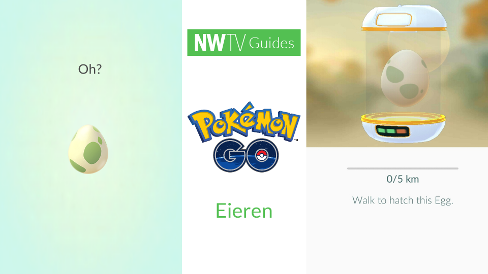 Pokémon GO eieren – Een overzicht per afstand