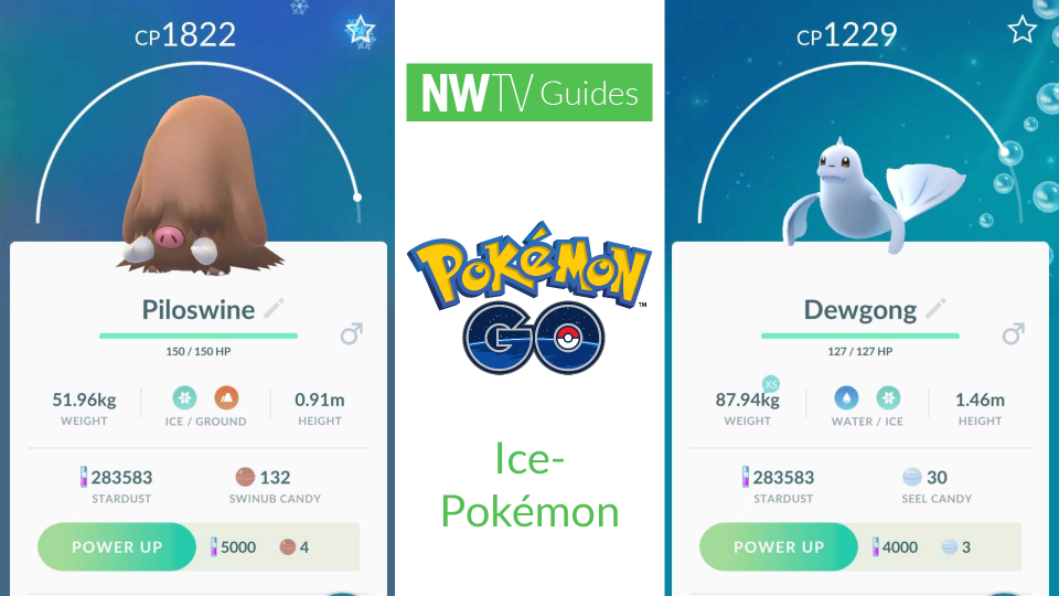 Bekijk alle Pokémon GO Ice Pokémon