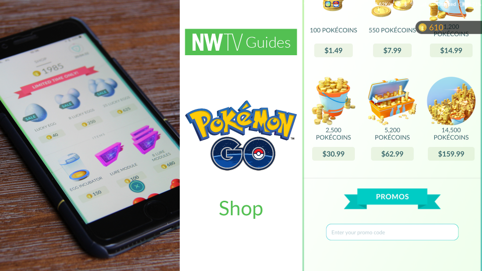 Alles over de Pokémon GO Shop