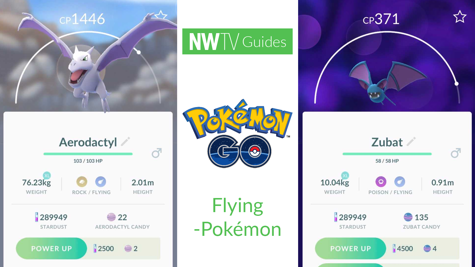 Bekijk alle Pokémon GO Flying Pokémon NWTV