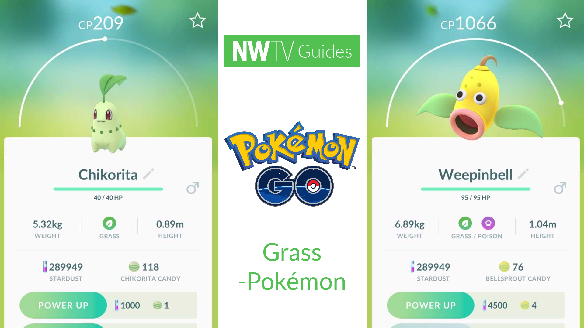 Bekijk Alle Pokémon Go Grass Pokémon Nwtv