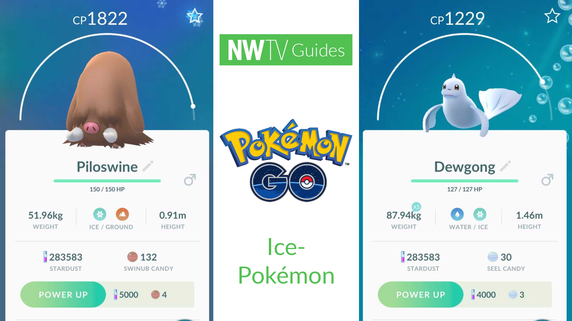 Bekijk alle Pokémon GO Ice Pokémon NWTV