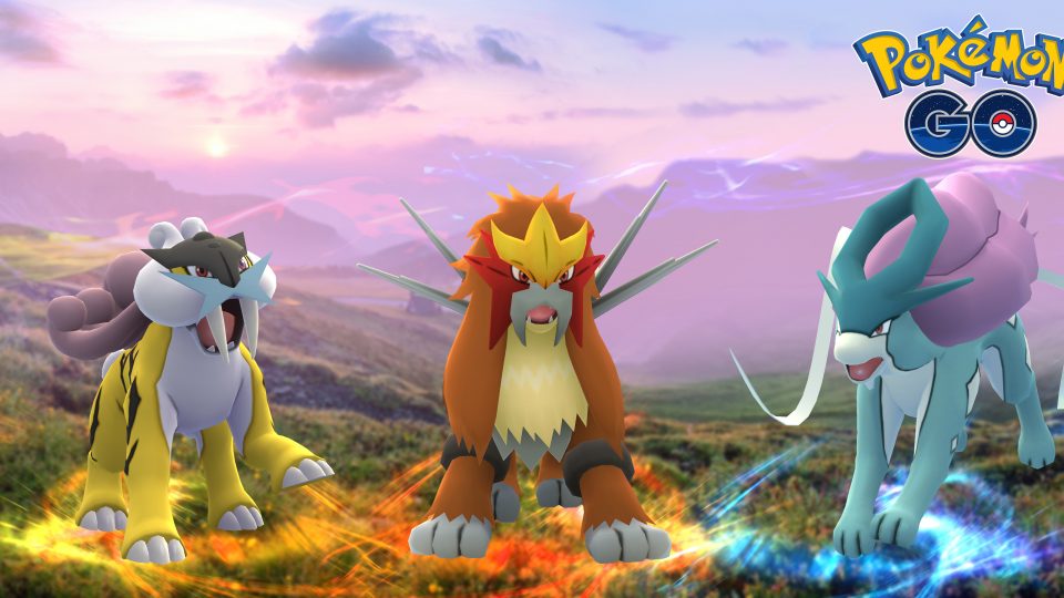 Pokémon GO Raikou, Entei en Suicune zijn onderweg