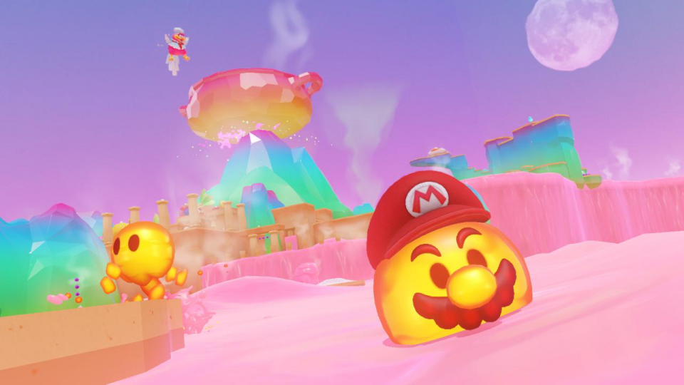 Bekijk nieuwe de Super Mario Odyssey Luncheon Kingdom