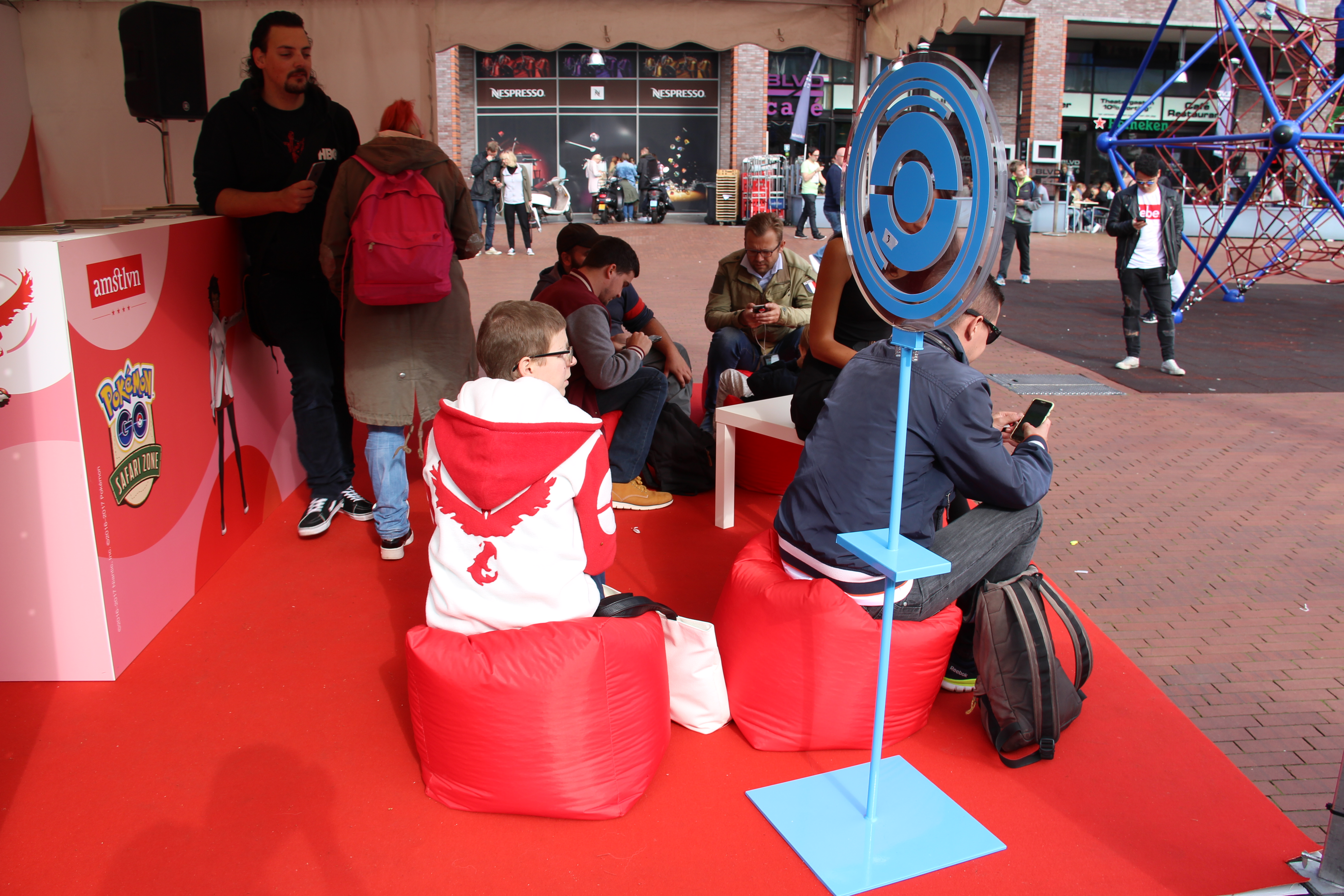 Pokémon GO Global Catch Challenge tussenstand, Pokémon GO-activiteiten, Stadshart Amstelveen, powerbanks