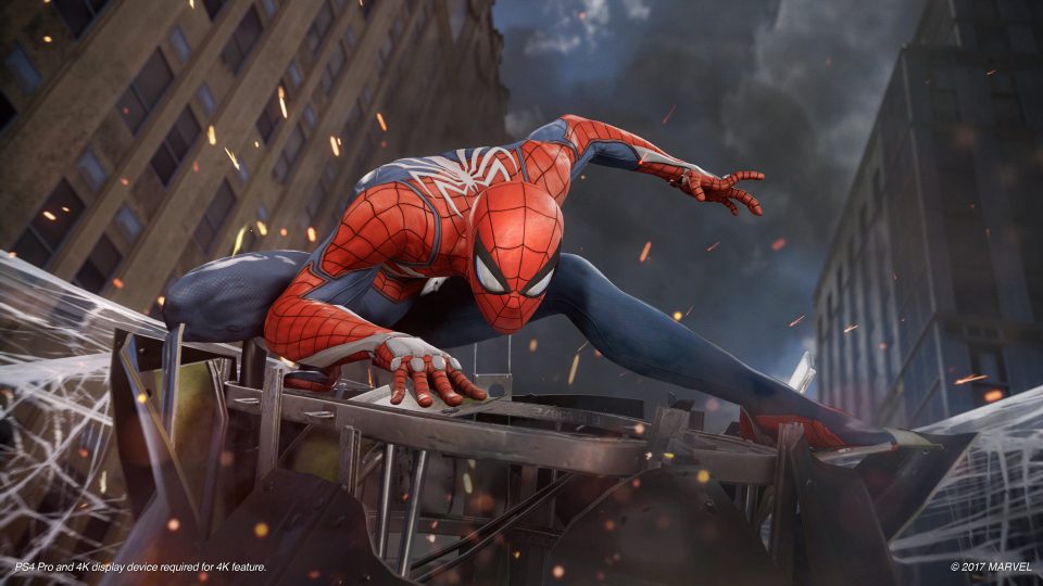 Spider-Man-gameplay slingert op je beeldscherm