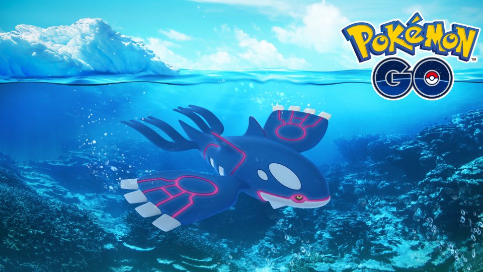 Vanaf nu is Kyogre in Pokémon GO te vangen in raids