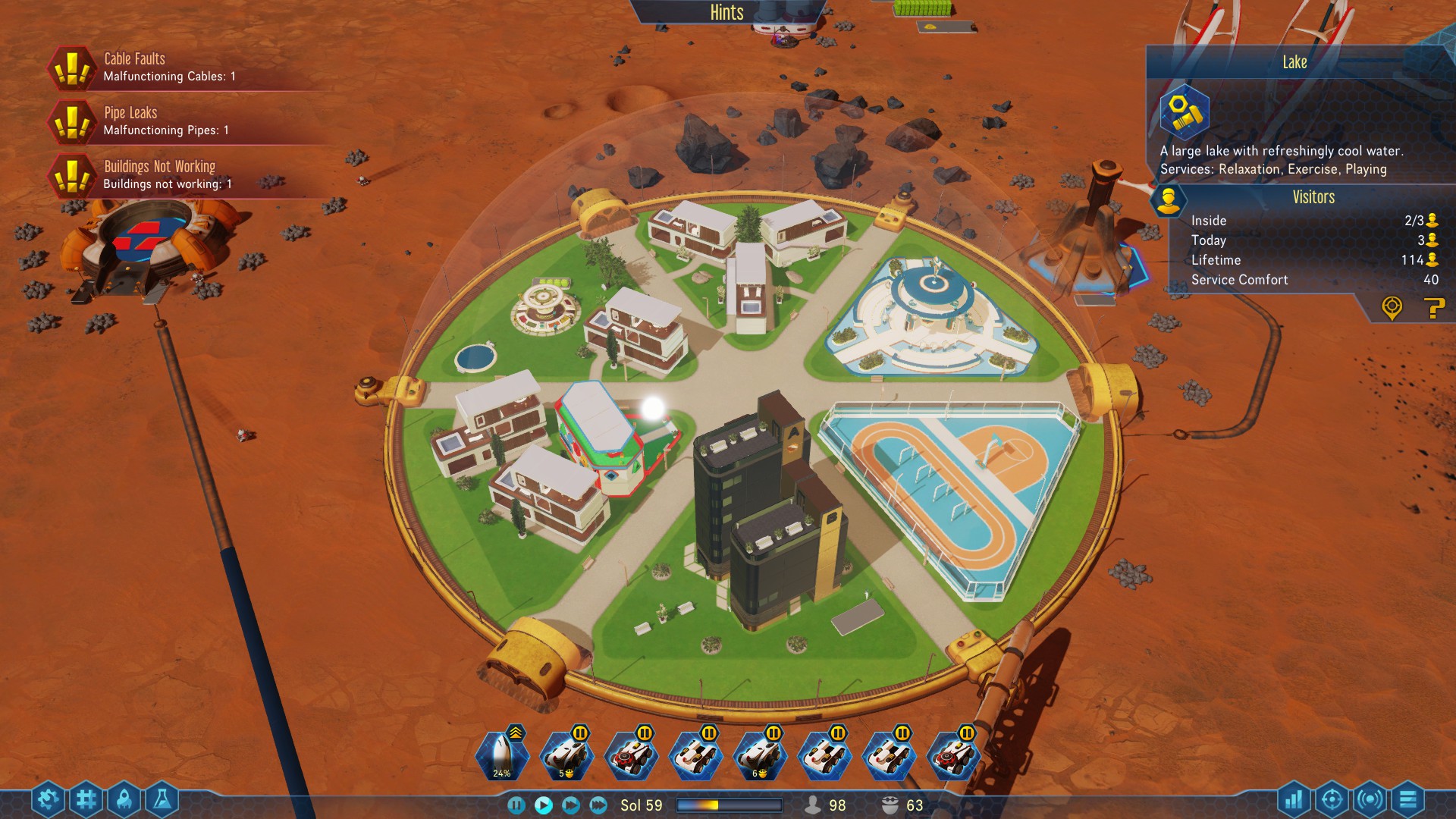 Surviving mars место проведения исследований