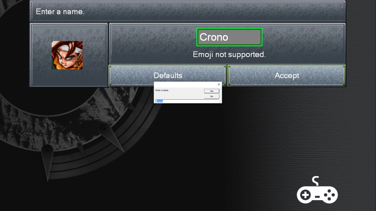 Chrono Trigger pc menu