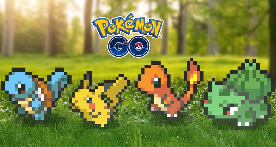 8-bit Pokémon GO-afbeeldingen blijven tot 7 april