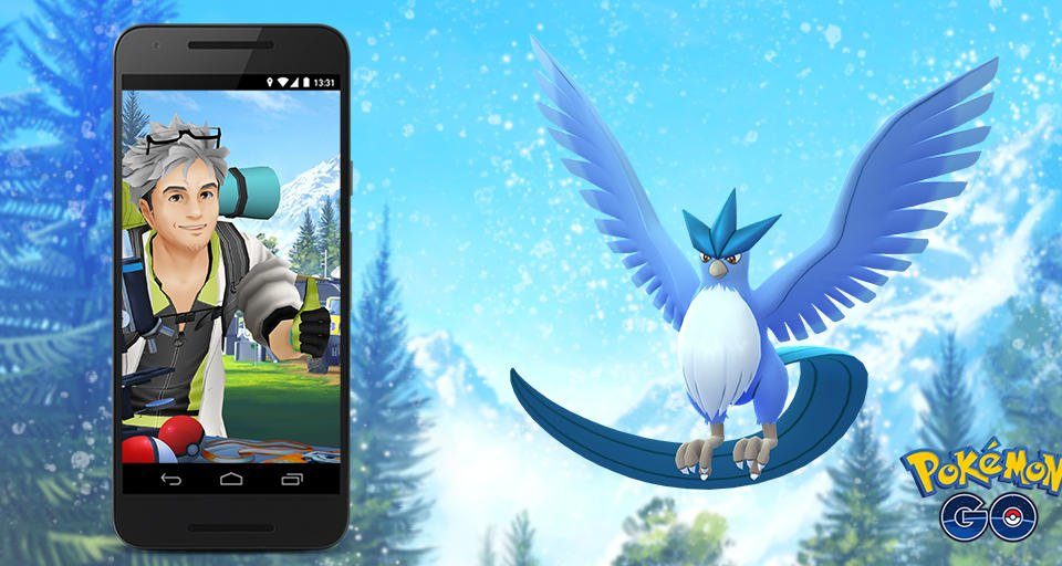 Niantic kondigt Articuno Day aan als Global Research-reward