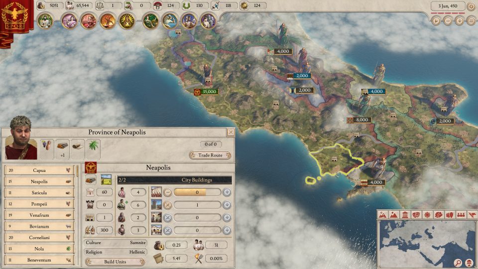 Strategie-game Imperator: Rome aangekondigd
