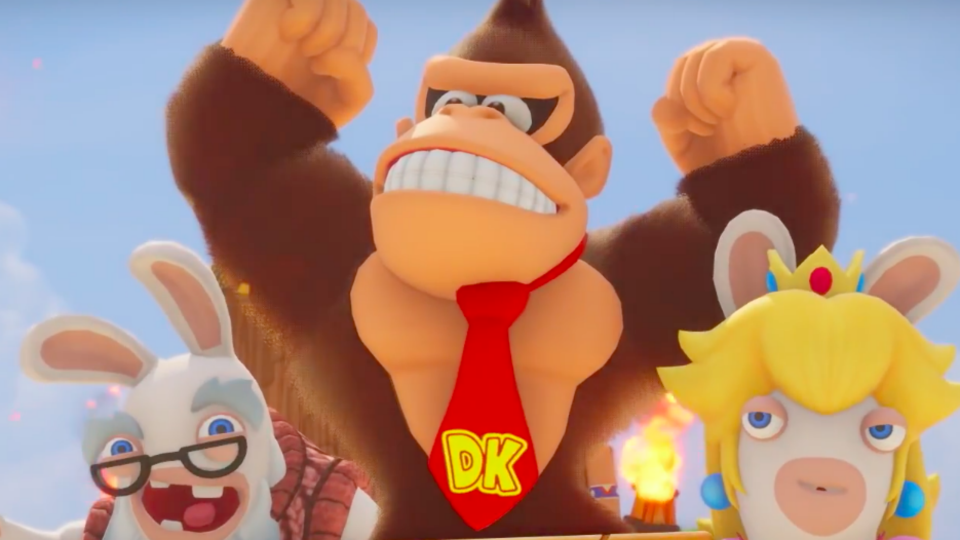 Bekijk de Mario + Rabbids Donkey Kong Adventure-launchtrailer