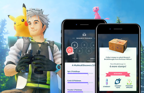 Niantic kondigt Pokémon GO Global Research aan voor evenementen