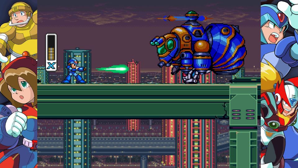Rennen en knallen in de Mega Man X Legacy Collections-launchtrailer