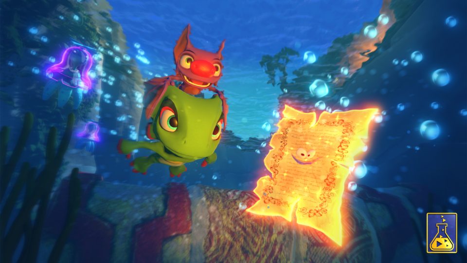 Nieuwe Yooka-Laylee-screenshots met de N64-filter