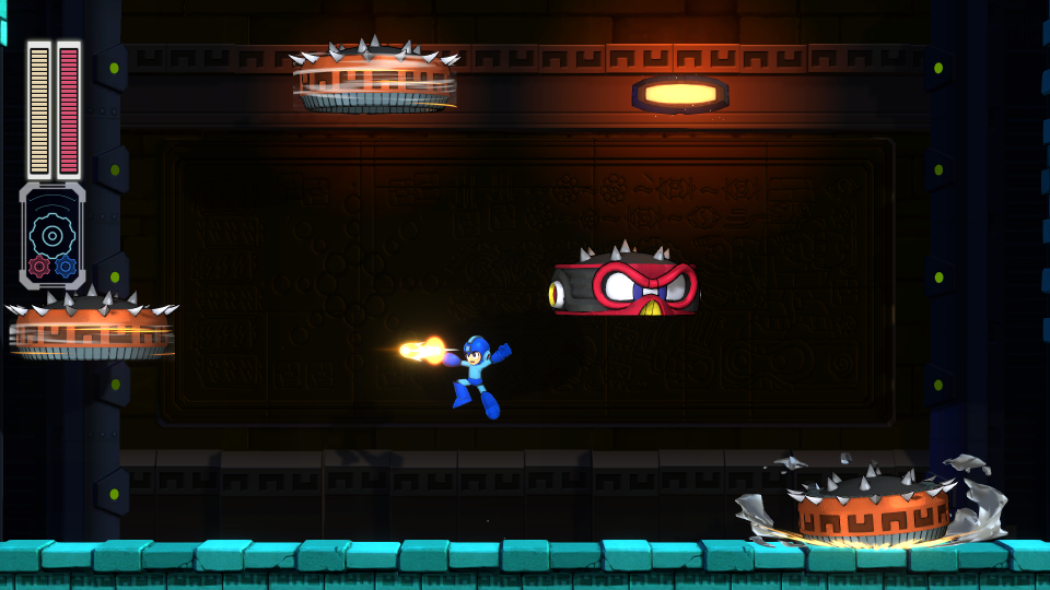 Springen en schieten in de Mega Man 11-releasetrailer