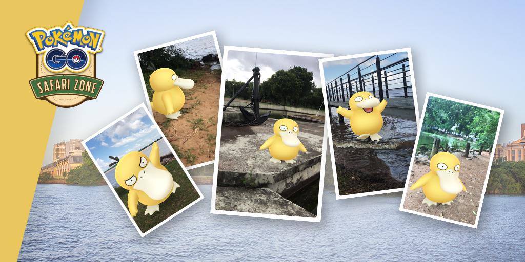 verhoogde Psyduck-spawns