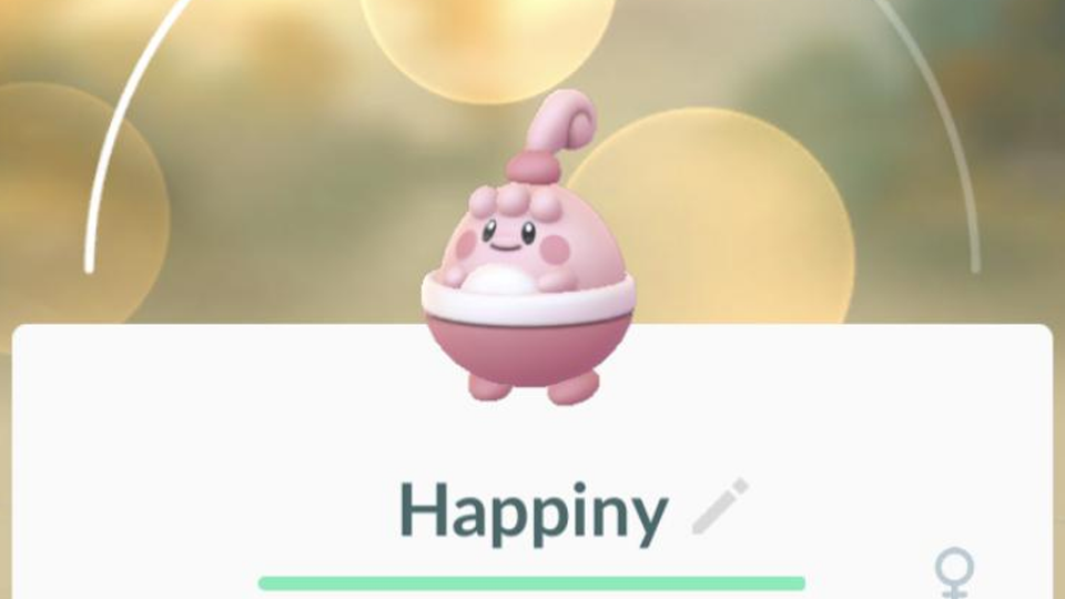 Happiny duikt ook op in Pokémon GO