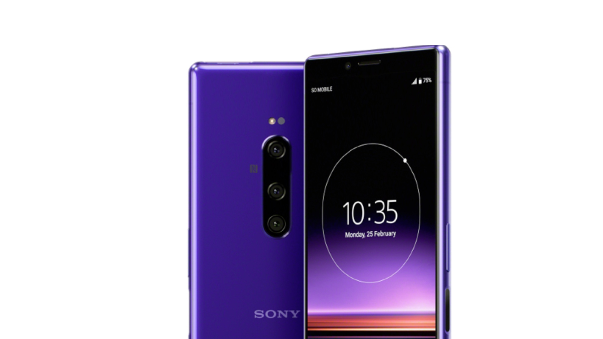 Afbeelding Sony Xperia 1-smartphone vroegtijdig gelekt
