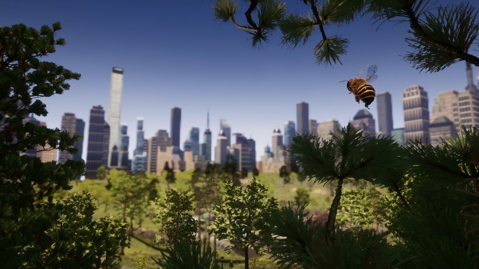 Bekijk de wereld door de ogen van een bij in Bee Simulator