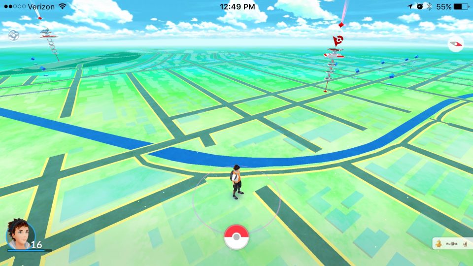 Pokémon GO-map verdwijnt deels na update naar 0.227.0