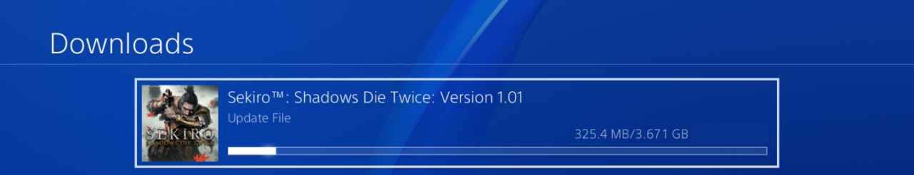 Sekiro Day One Patch