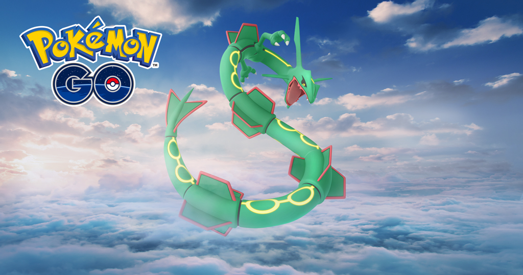 Special Rayquaza Raid Weekend, Rayquaza-counters, Hoenn Celebration-questline, Special Raid Weekend met Rayquaza, Pokéstop Showcases