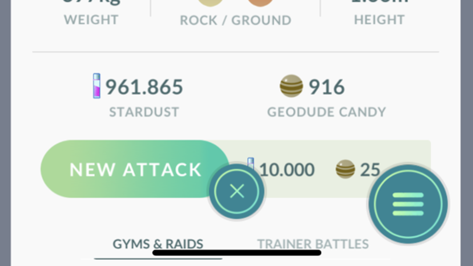 extra Legendary-aanval