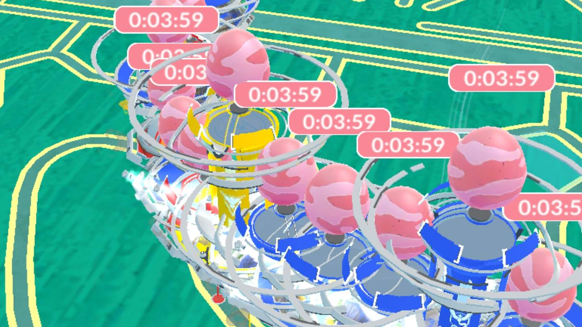 Pokémon GO-stresstest, Pokémon GO-raidtest