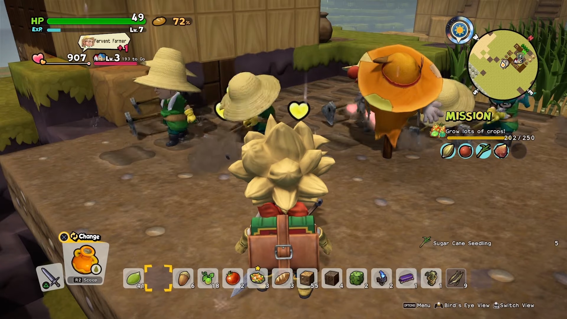 Dragon Quest Builders 2-gameplay