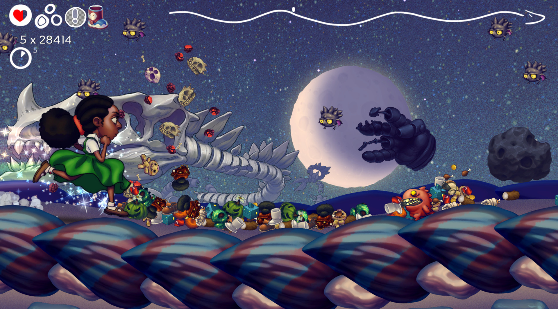 Hoofdpersonage Sydney in EarthNight.