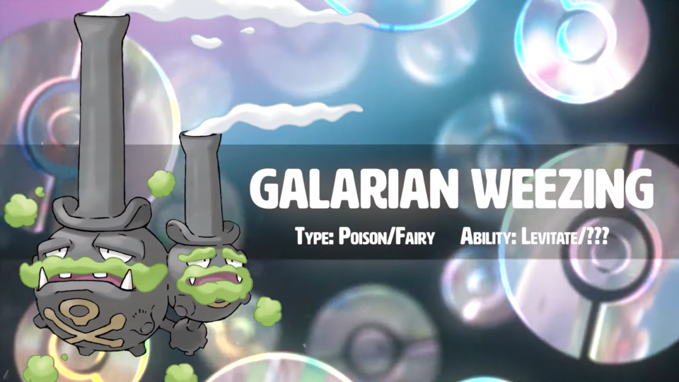 Galarian Forms, Team Yell en nieuwe Pokémon onthuld voor Sword & Shield