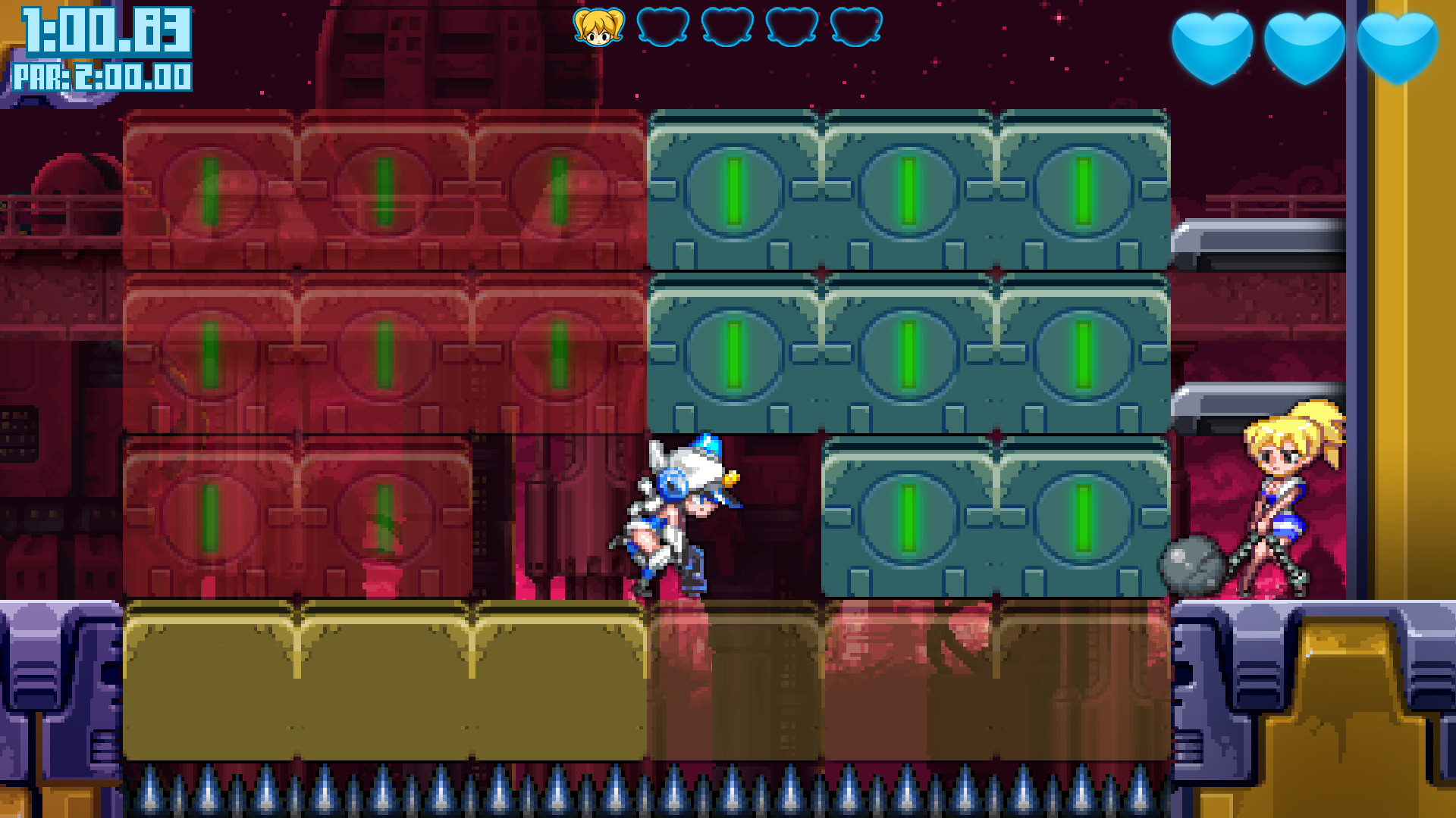 Mighty Switch Force! Collection-gameplay