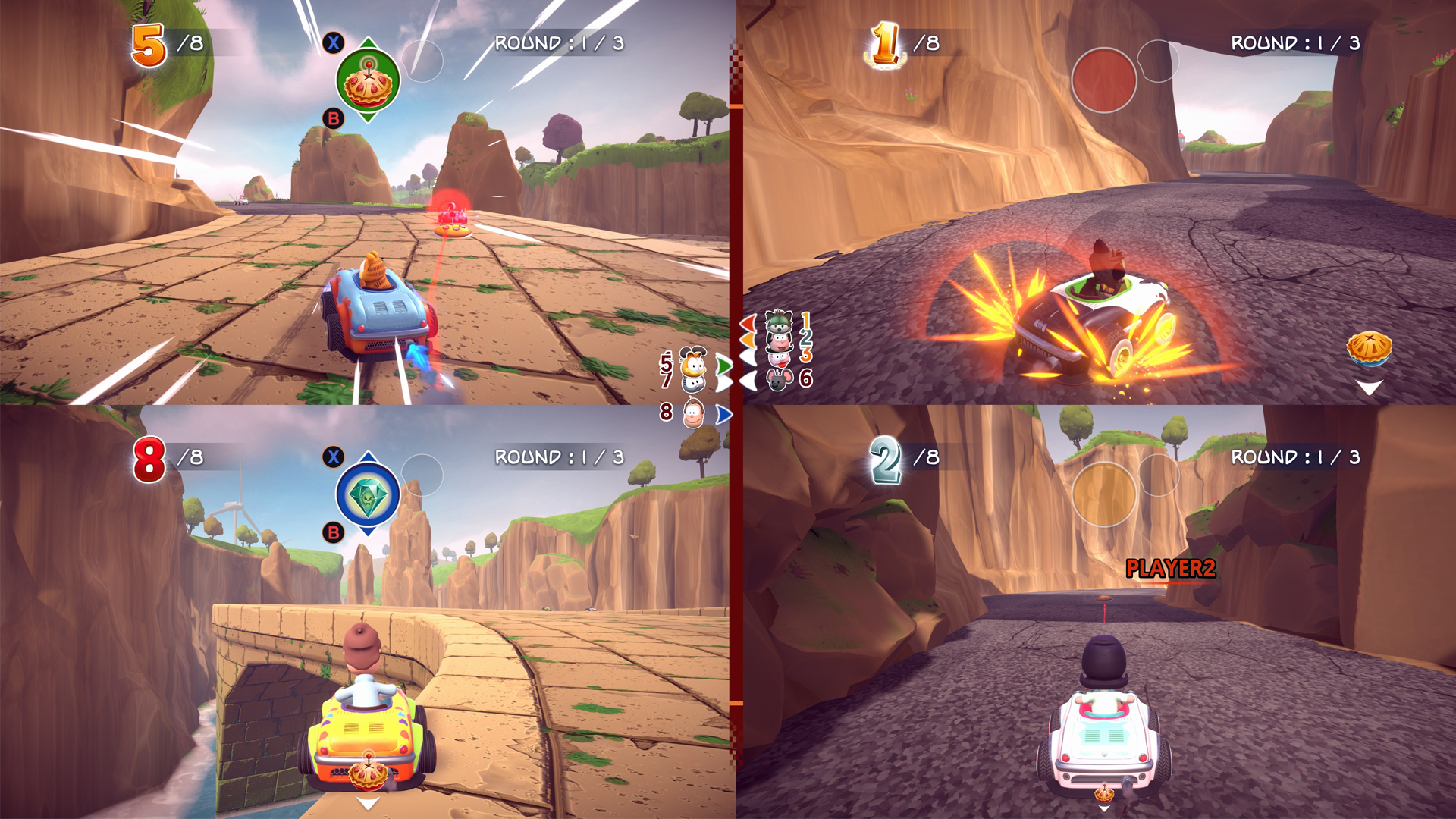 Garfield Kart: Furious Racing-screenshots