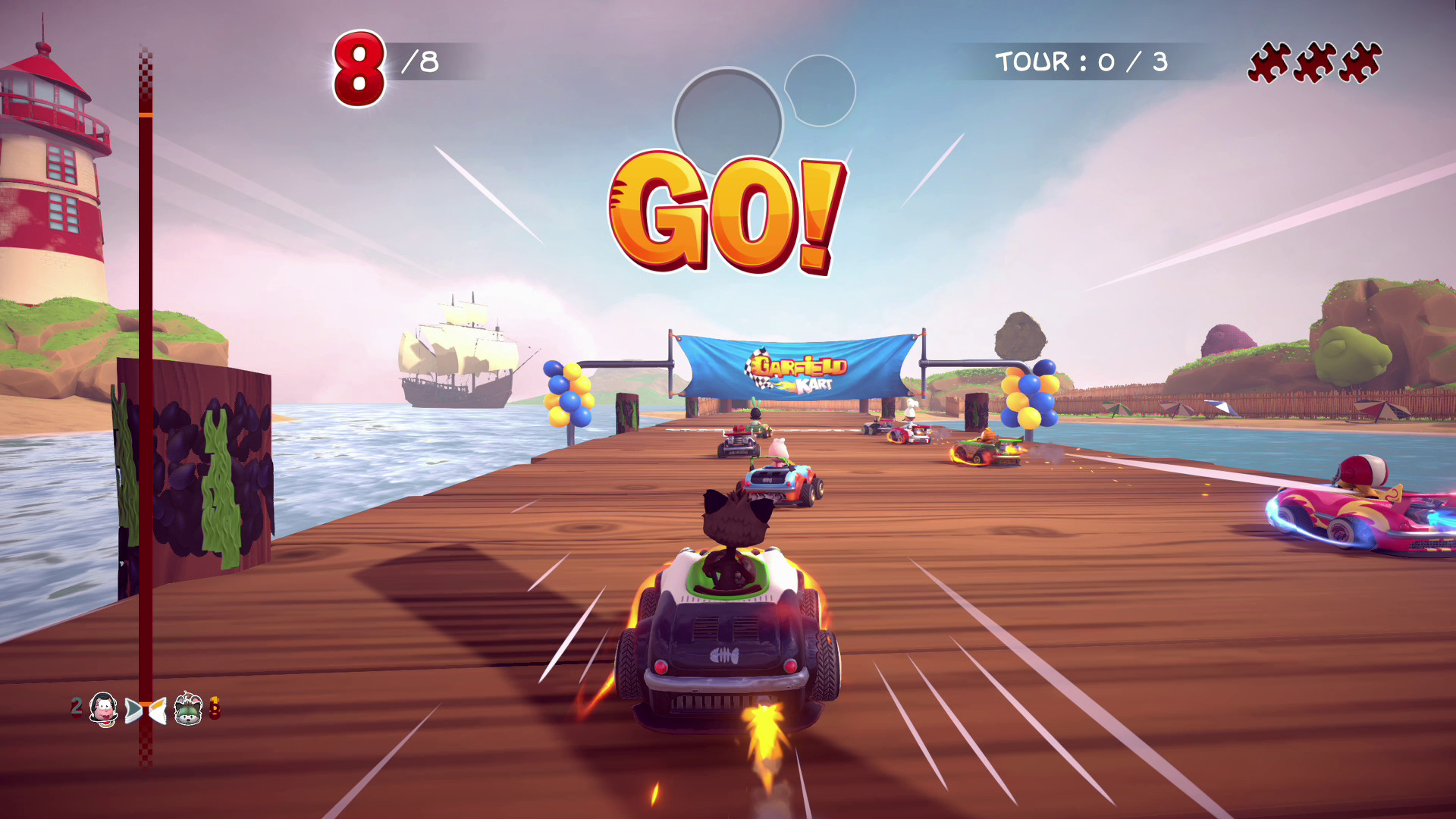 Garfield Kart: Furious Racing-screenshots